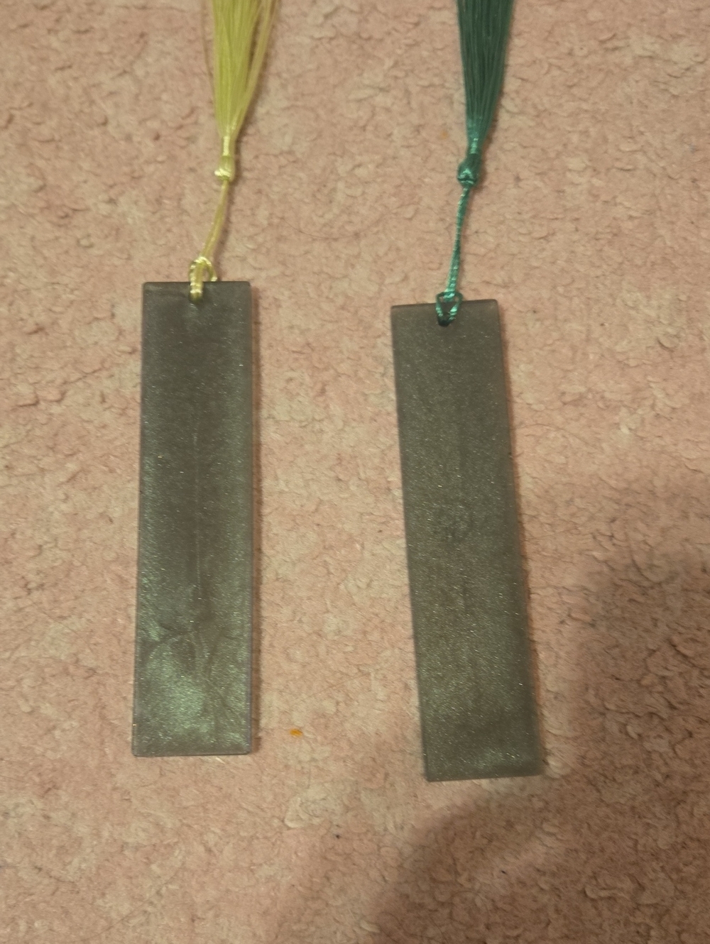 Two Green Bookmarks - Picture 2 of 2